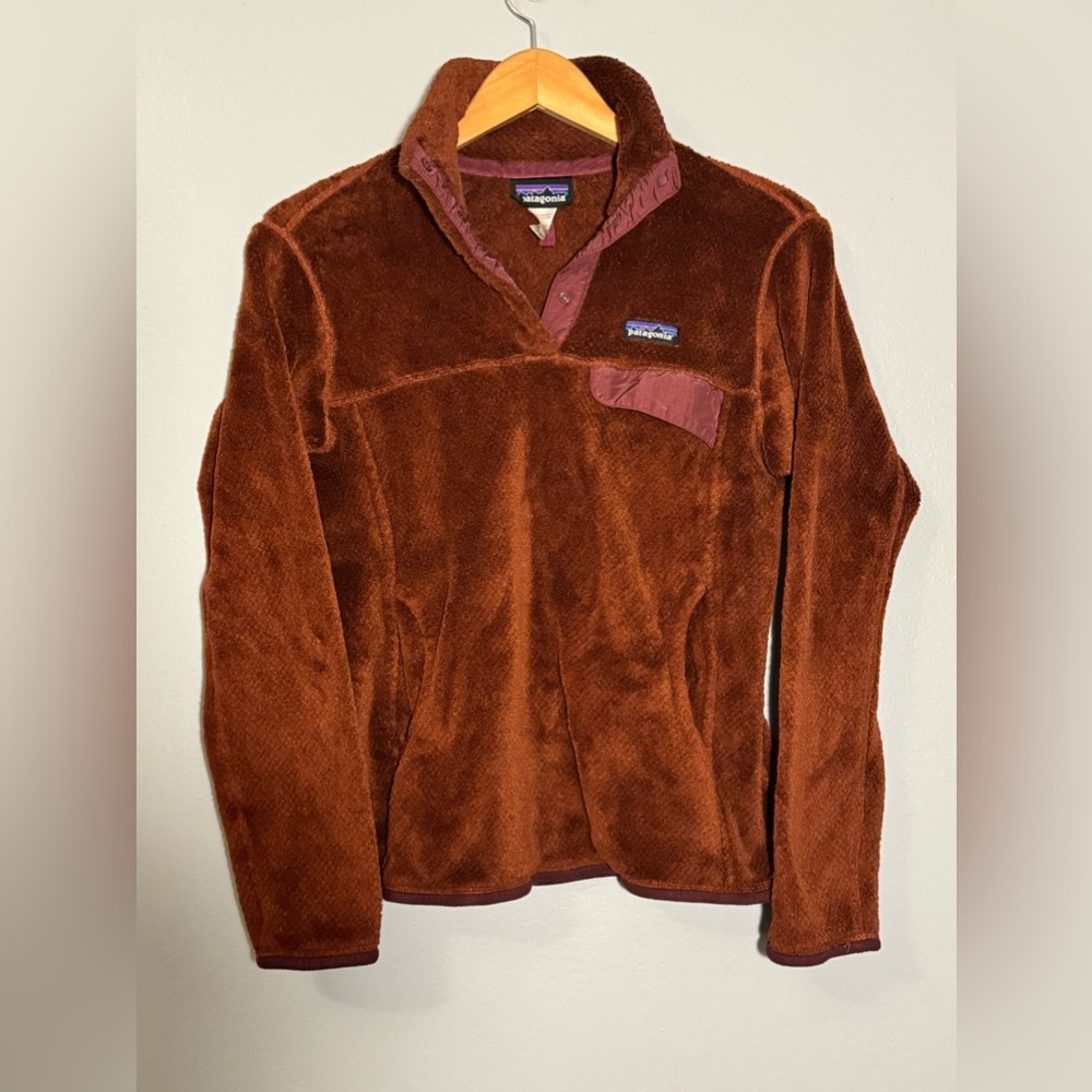 Patagonia Pullover Fleece Jacket Chestnut Brown | Medium